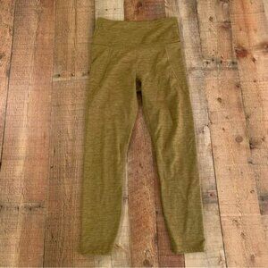 JoyLab womens size small green fleece lined leggings